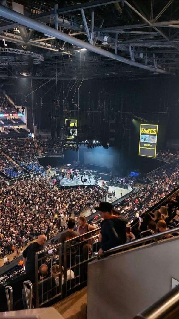 The O2, London, section: 417, row: G, seat: 845