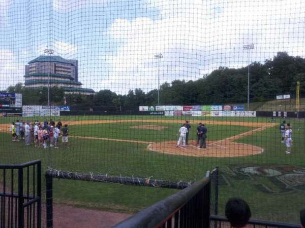 Yogi Berra Stadium, section: H, row: 4, seat: 3