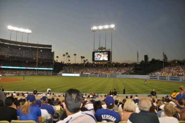 Dodger Stadium, section: 40FD, row: M, seat: 1