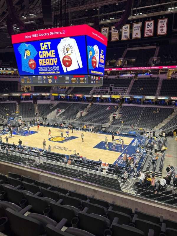 Gainbridge Fieldhouse, section: 103, row: 6, seat: 8