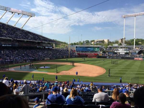 Kauffman Stadium, section: 237, row: KK, seat: 8