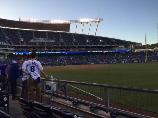 Kauffman Stadium, section: 145, row: G, seat: 6