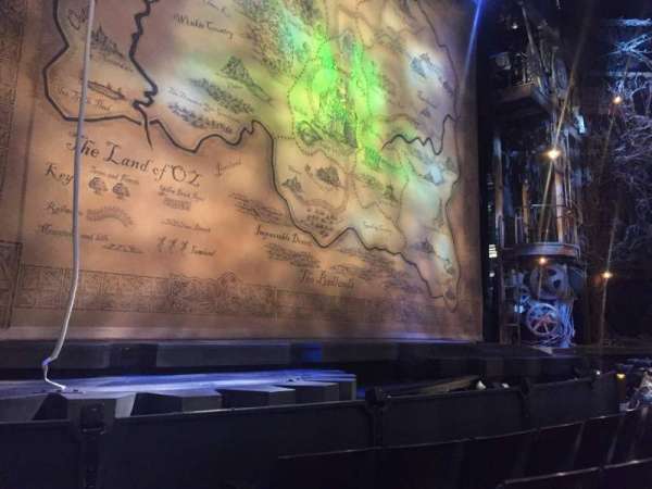 Gershwin Theatre, section: Orchestra L, row: EE, seat: 3