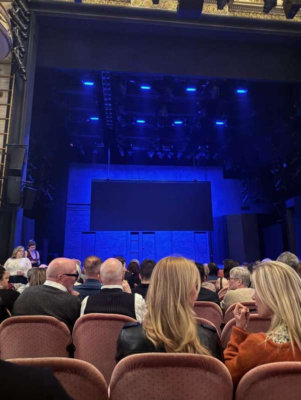 Noël Coward Theatre, section: Stalls, row: K, seat: 19