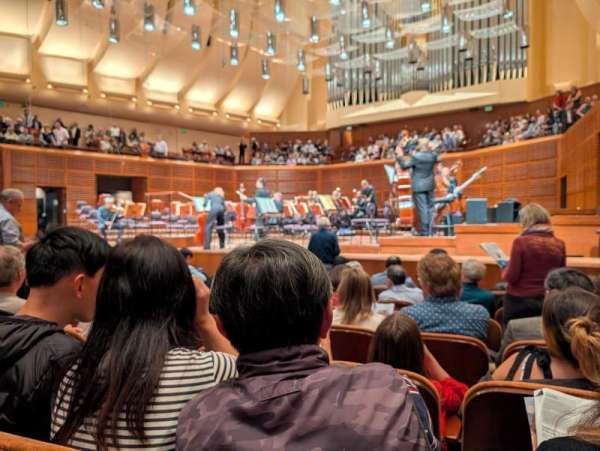 Davies Symphony Hall, section: Orchestra R, row: G, seat: 16