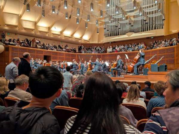 Davies Symphony Hall, section: Orchestra R, row: G, seat: 14