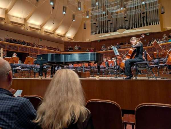 Davies Symphony Hall, section: Orchestra C, row: C, seat: 114