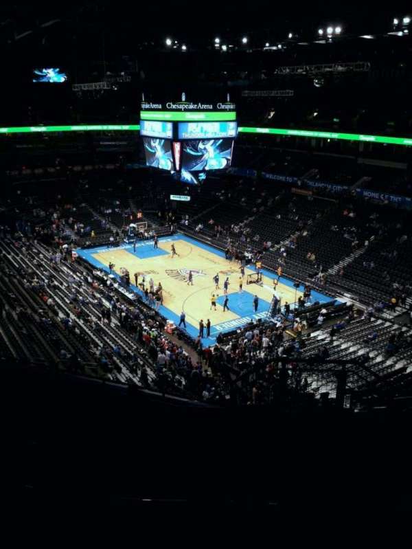 Paycom Center, section: 319, row: H, seat: 9