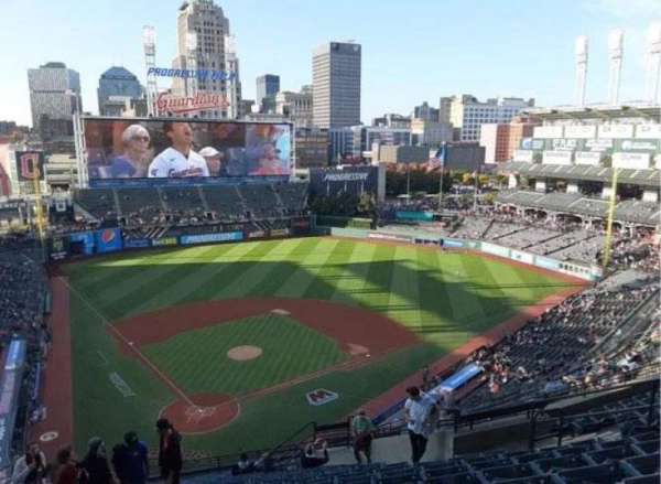 Progressive Field, section: 553