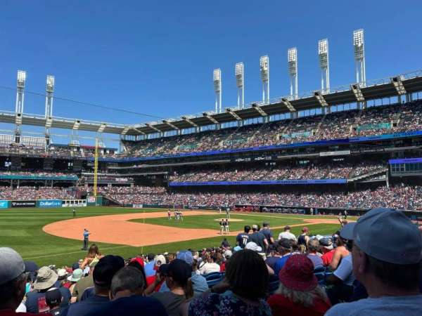 Progressive Field, section: 169, row: Y, seat: 4