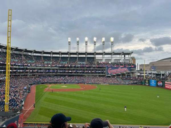 Progressive Field, section: 311, row: D, seat: 5