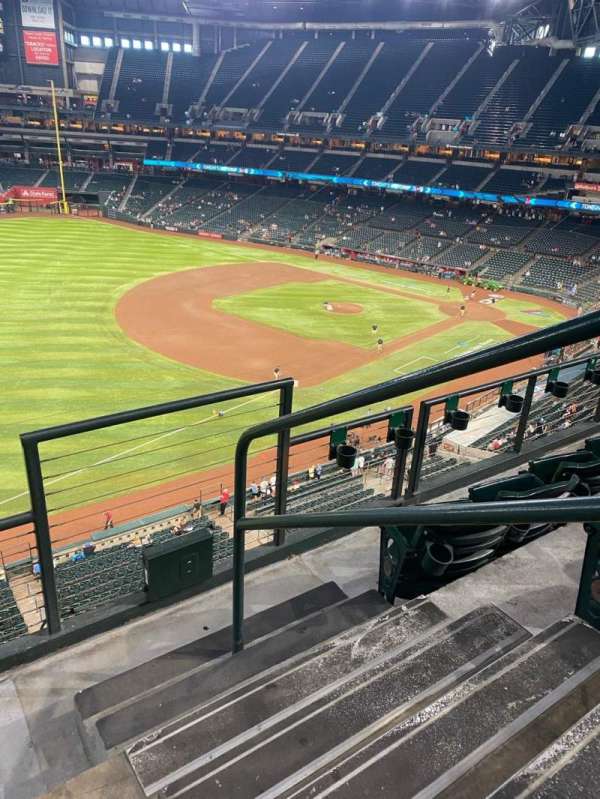 Chase Field, section: 328, row: 3, seat: 1