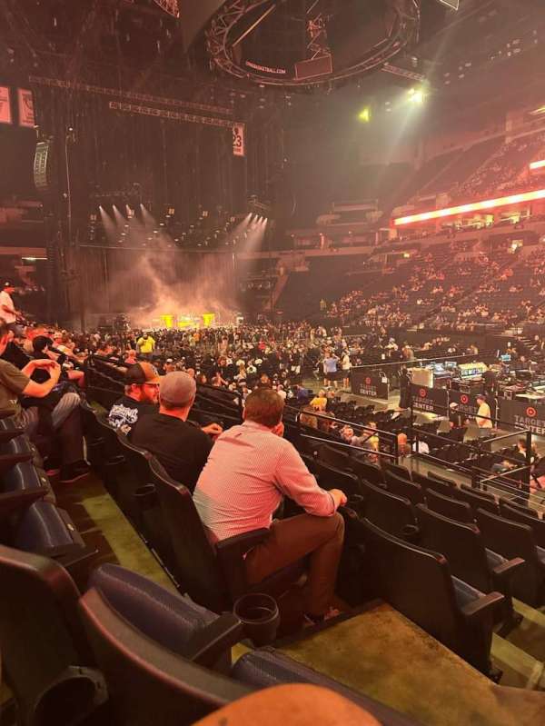 Target Center, section: 106, row: H, seat: 10