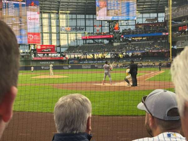 American Family Field, section: 119, row: 3, seat: 7