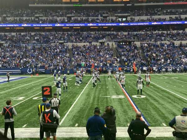 Lucas Oil Stadium, section: 116, row: 4, seat: 8