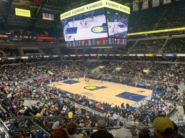 Gainbridge Fieldhouse, section: 102, row: 4, seat: 13