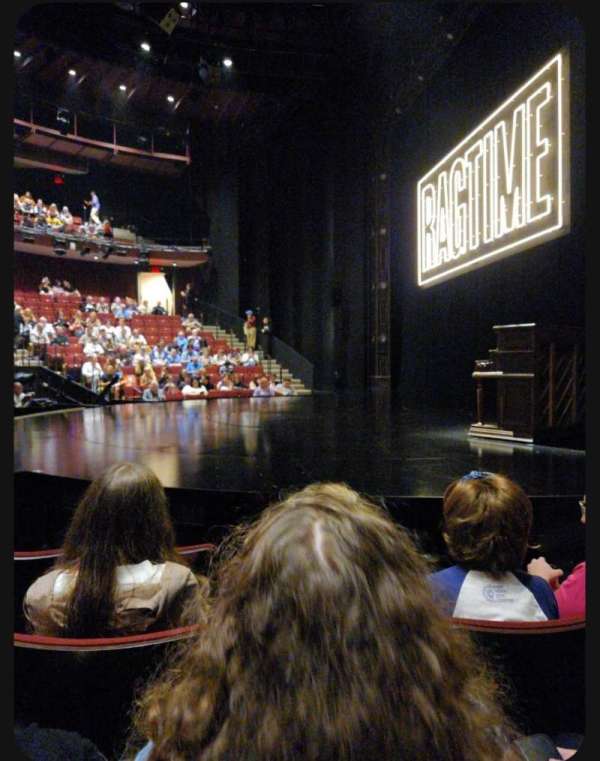 Vivian Beaumont Theater, section: Orchestra R, row: E, seat: 107