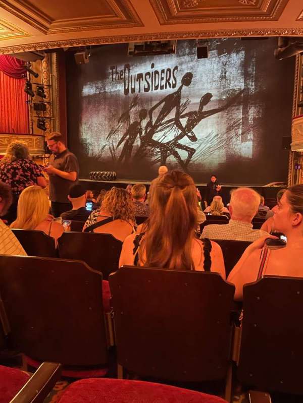 Bernard B. Jacobs Theatre, section: Orchestra R, row: O, seat: 14