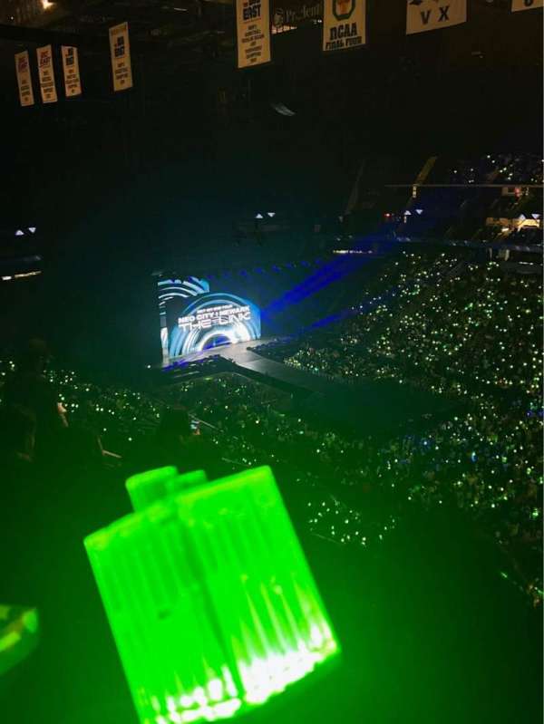 Prudential Center, section: 132, row: 6