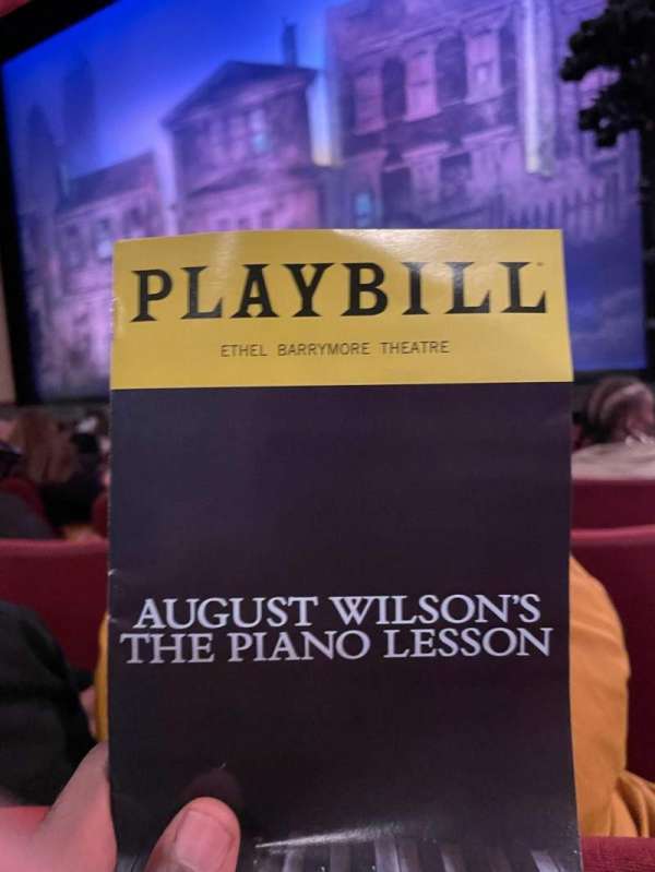 Barrymore Theatre, section: Orchestra R, row: H, seat: 10