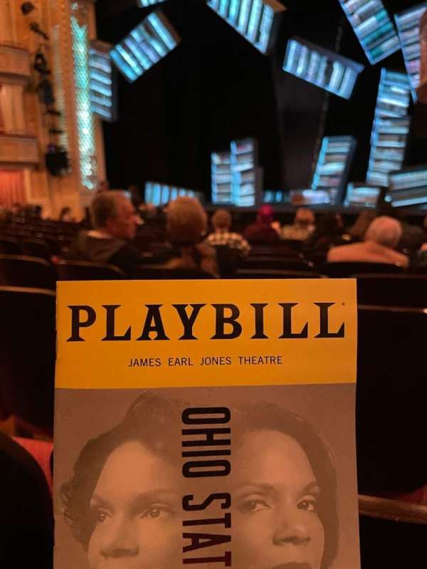 James Earl Jones Theatre, section: Orchestra R, row: K, seat: 16