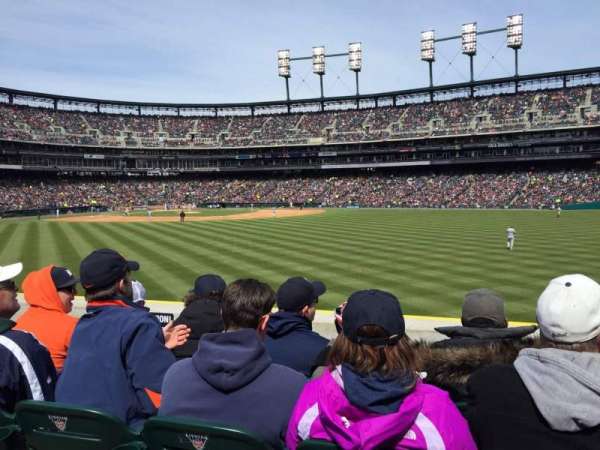 Comerica Park, section: 101, row: J, seat: 12