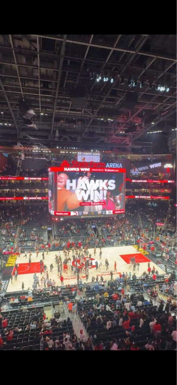 State Farm Arena, section: 223, row: A, seat: 15