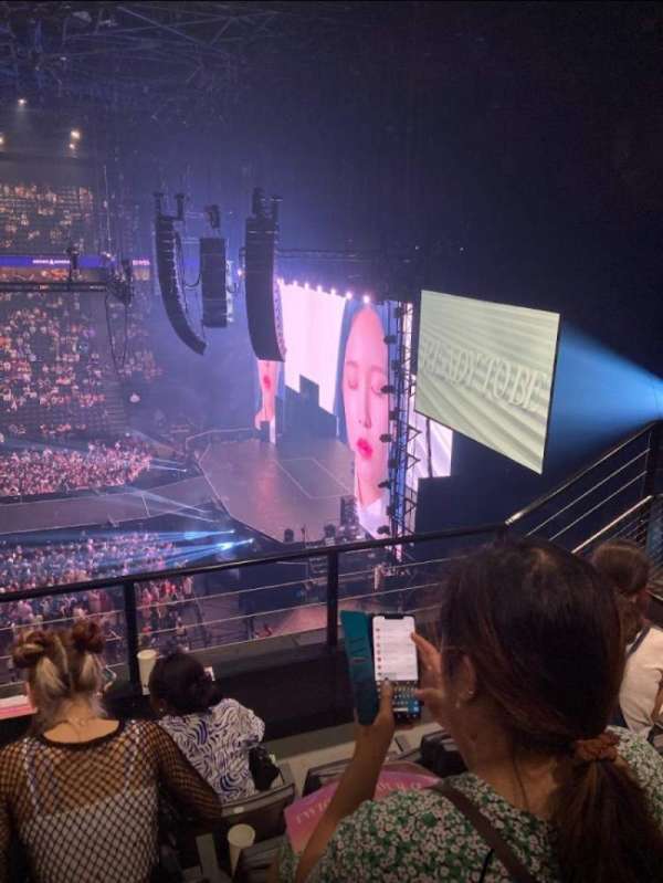 Accor Arena, section: Balcon G, row: 84, seat: 2