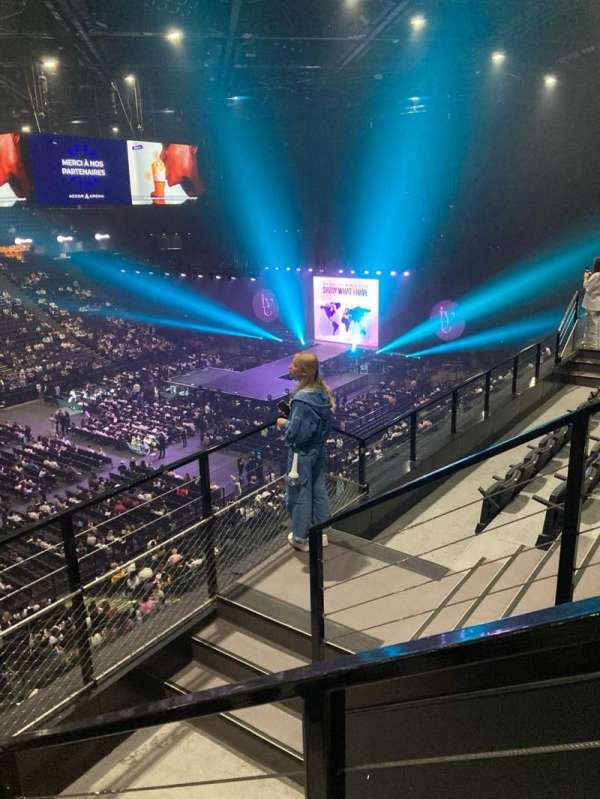 Accor Arena, section: Balcon D, row: 84, seat: 19