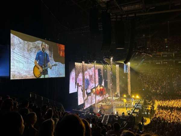 The O2, London, section: 101, row: Y, seat: 22