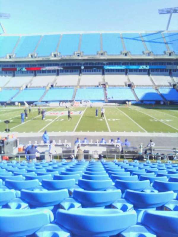 Bank of America Stadium, section: 131, row: 11, seat: 17
