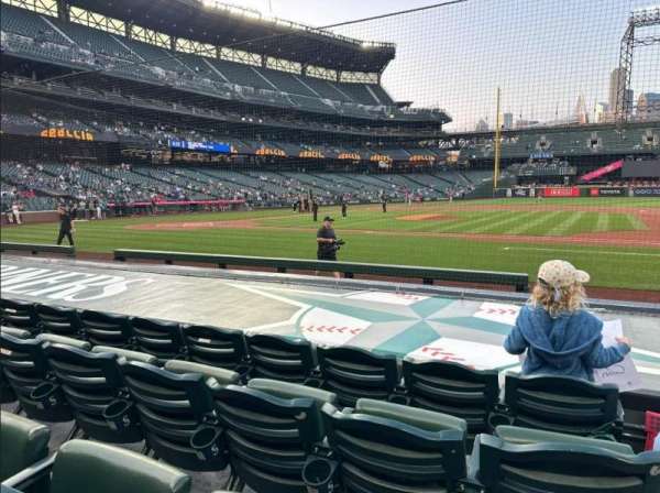 T-Mobile Park, section: 122, row: 8, seat: 1