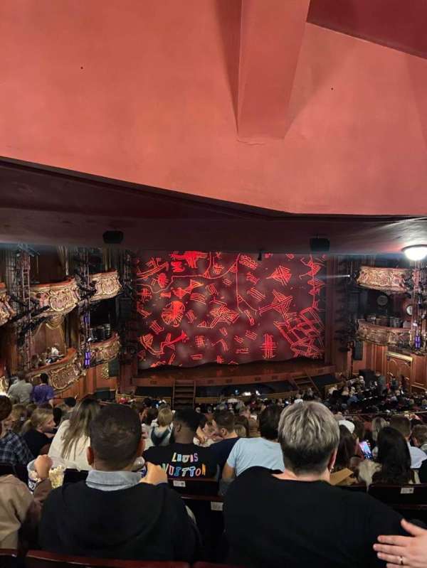 Lyceum Theatre, West End, section: Royal Circle, row: M, seat: 38