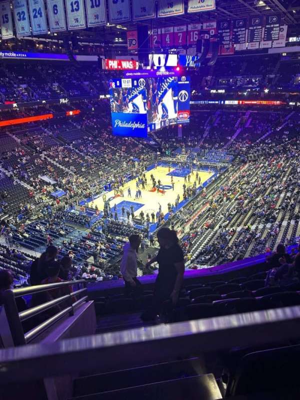 Xfinity Mobile Arena, section: 209A, row: 8, seat: 2