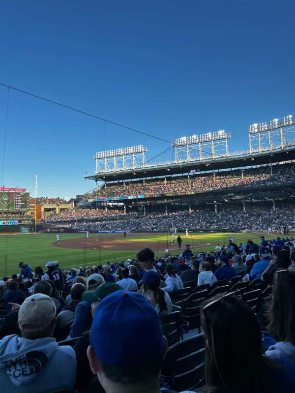 Wrigley Field, section: 106, row: 8, seat: 7