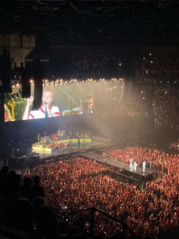 Accor Arena, section: Balcon R, row: 87, seat: 1