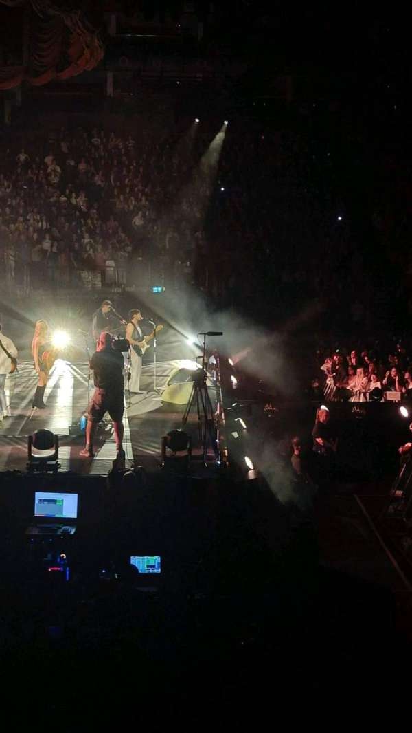 The O2, London, section: 101, row: K, seat: 14