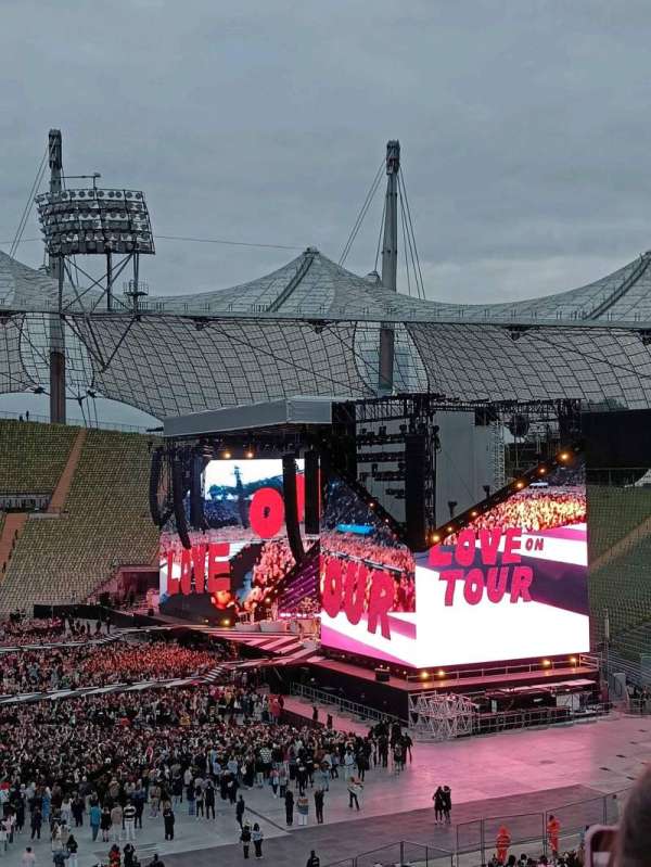 Olympiastadion München, section: M1, row: 48, seat: 14