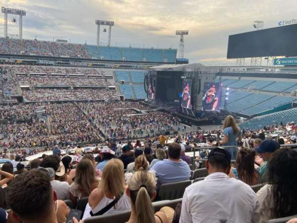 EverBank Stadium, section: 238, row: H, seat: 8