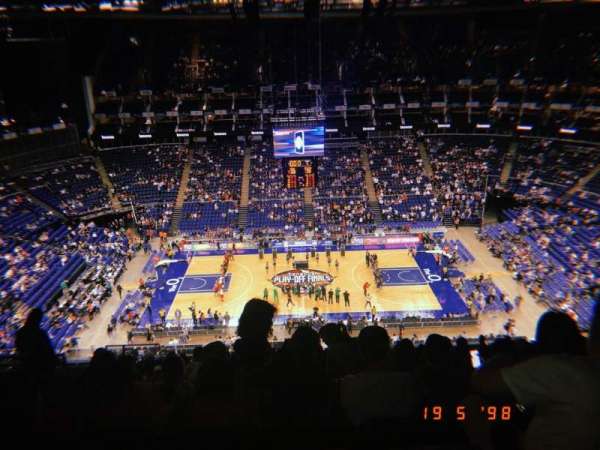 The O2, London, section: 403, row: Q, seat: 519