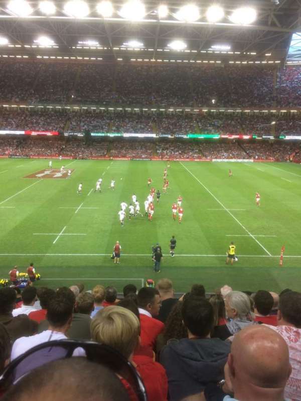 Principality Stadium, section: M8, row: 9, seat: 21
