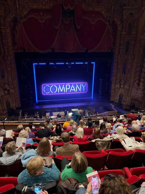 Ohio Theatre, Columbus, section: Mezzanine C, row: D, seat: 108