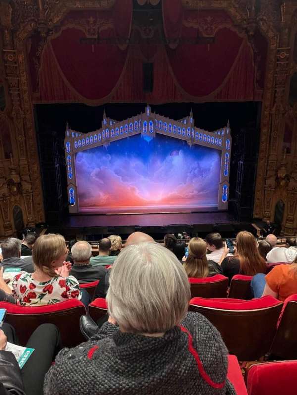 Ohio Theatre, Columbus, section: Loge B, row: F, seat: 108
