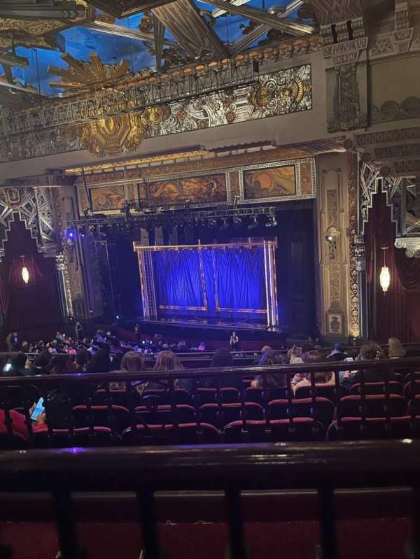 Hollywood Pantages Theatre, section: Mezzanine R, row: J, seat: 14