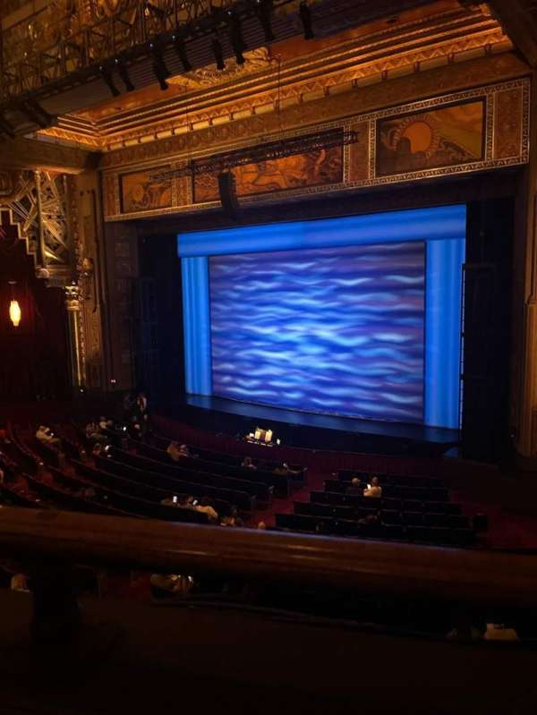 Hollywood Pantages Theatre, section: Mezzanine R, row: A, seat: 1