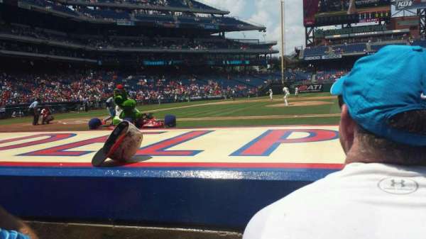 Citizens Bank Park, section: 117, row: 2, seat: 9