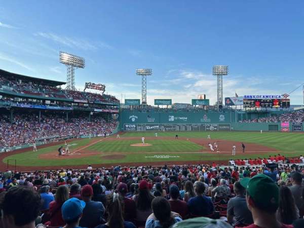 Fenway Park, section: Grandstand 16, row: 1, seat: 17
