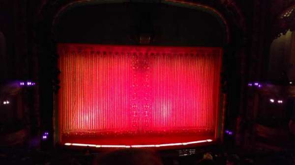 New Amsterdam Theatre, section: Mezzanine C, row: GG, seat: 114
