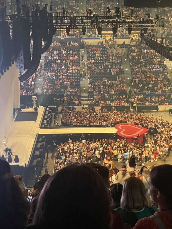 PeoplesBank Arena, section: 205, row: S, seat: 1