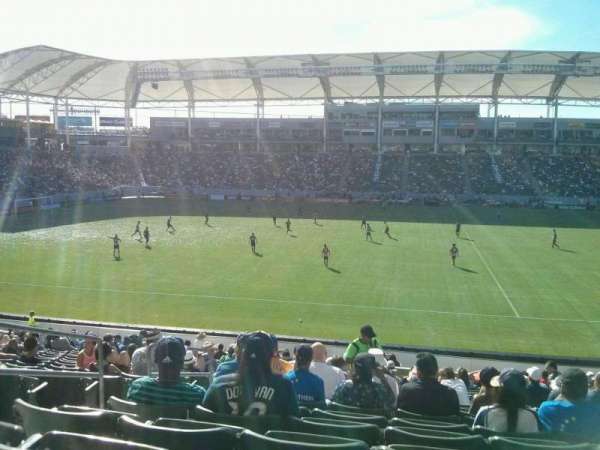 Dignity Health Sports Park, section: 132, row: W, seat: 18